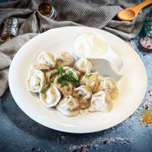 Kodused pelmeenid sea- ja veiselihast